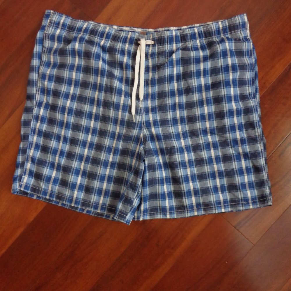 New Merona Men's Swim Trunks PLAID Size XXL